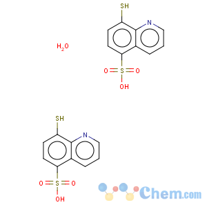 CAS No:306935-17-1 5-Quinolinesulfonicacid, 8-mercapto-, hydrate (2:1)