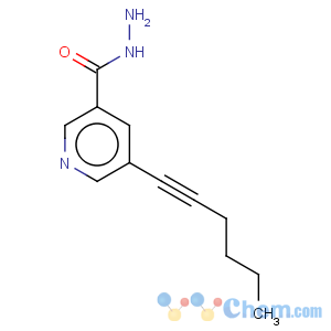 CAS No:306935-32-0 3-Pyridinecarboxylicacid, 5-(1-hexyn-1-yl)-, hydrazide