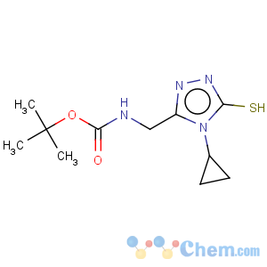 CAS No:306935-44-4 tert-butyl n-[(4-cyclopropyl-5-mercapto-4h-1,2,4-triazol-3-yl)methyl]carbamate