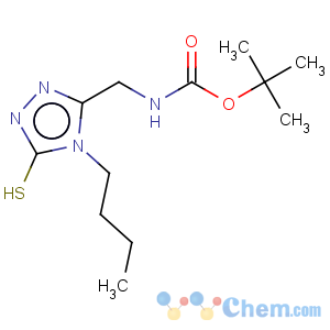 CAS No:306935-47-7 Carbamic acid,[(4-butyl-4,5-dihydro-5-thioxo-1H-1,2,4-triazol-3-yl)methyl]-,1,1-dimethylethyl ester (9CI)