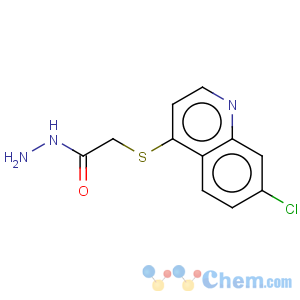 CAS No:306935-50-2 Acetic acid,2-[(7-chloro-4-quinolinyl)thio]-, hydrazide