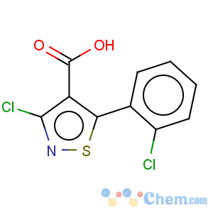 CAS No:306935-52-4 4-Isothiazolecarboxylicacid, 3-chloro-5-(2-chlorophenyl)-