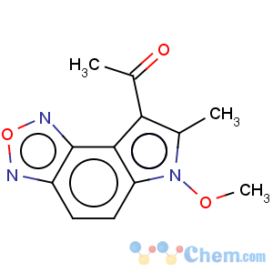 CAS No:306935-64-8 Ethanone,1-(6-methoxy-7-methyl-6H-pyrrolo[3,2-e]-2,1,3-benzoxadiazol-8-yl)-