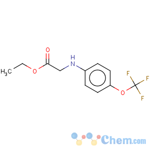 CAS No:306935-79-5 Glycine,N-[4-(trifluoromethoxy)phenyl]-, ethyl ester