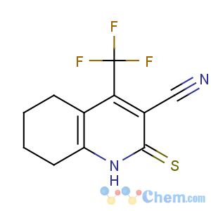 CAS No:306935-92-2 2-sulfanylidene-4-(trifluoromethyl)-5,6,7,<br />8-tetrahydro-1H-quinoline-3-carbonitrile
