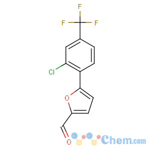 CAS No:306936-04-9 5-[2-chloro-4-(trifluoromethyl)phenyl]furan-2-carbaldehyde