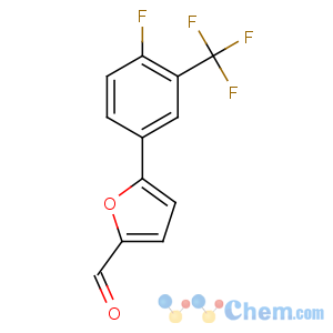 CAS No:306936-05-0 5-[4-fluoro-3-(trifluoromethyl)phenyl]furan-2-carbaldehyde