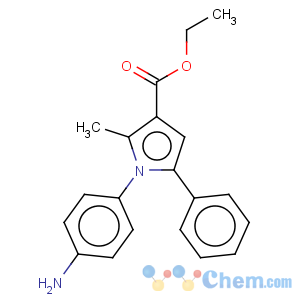 CAS No:306936-25-4 1H-Pyrrole-3-carboxylicacid, 1-(4-aminophenyl)-2-methyl-5-phenyl-, ethyl ester