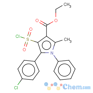 CAS No:306936-31-2 ethyl 5-(4-chlorophenyl)-4-(chlorosulfonyl)-2-methyl-1-phenyl-1H-pyrrole-3-carboxylate
