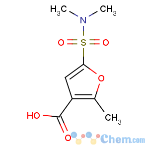 CAS No:306936-39-0 5-(dimethylsulfamoyl)-2-methylfuran-3-carboxylic acid