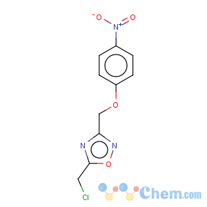 CAS No:306936-72-1 1,2,4-Oxadiazole,5-(chloromethyl)-3-[(4-nitrophenoxy)methyl]-