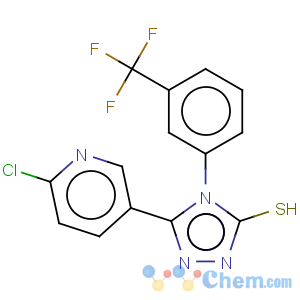 CAS No:306936-75-4 3H-1,2,4-Triazole-3-thione,5-(6-chloro-3-pyridinyl)-2,4-dihydro-4-[3-(trifluoromethyl)phenyl]-