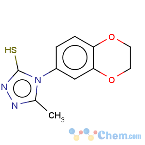 CAS No:306936-85-6 3H-1,2,4-Triazole-3-thione,4-(2,3-dihydro-1,4-benzodioxin-6-yl)-2,4-dihydro-5-methyl-