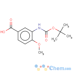 CAS No:306937-12-2 Benzoic acid,3-[[(1,1-dimethylethoxy)carbonyl]amino]-4-methoxy-