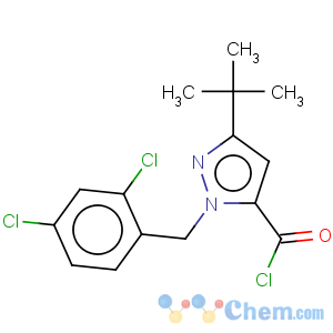 CAS No:306937-15-5 1H-Pyrazole-5-carbonylchloride, 1-[(2,4-dichlorophenyl)methyl]-3-(1,1-dimethylethyl)-