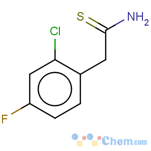 CAS No:306937-36-0 Benzeneethanethioamide,2-chloro-4-fluoro-