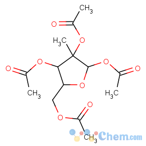 CAS No:306960-25-8 [(2R,3R,4R)-3,4,5-triacetyloxy-4-methyloxolan-2-yl]methyl acetate