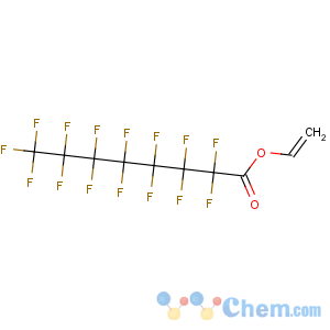 CAS No:307-93-7 Octanoic acid,2,2,3,3,4,4,5,5,6,6,7,7,8,8,8-pentadecafluoro-, ethenyl ester