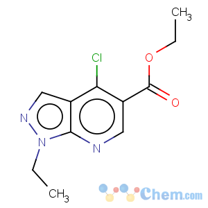 CAS No:30720-25-3 4-chloro-1-ethyl-1h-pyrazolo[3,4-b]pyridine-5-carboxylic acid ethyl ester