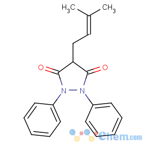 CAS No:30748-29-9 4-(3-methylbut-2-enyl)-1,2-diphenylpyrazolidine-3,5-dione
