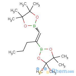 CAS No:307531-75-5 4,4,5,5-tetramethyl-2-[1-(4,4,5,5-tetramethyl-1,3,<br />2-dioxaborolan-2-yl)pent-1-en-2-yl]-1,3,2-dioxaborolane