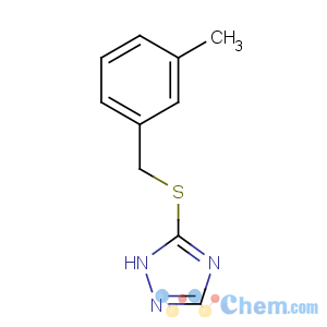 CAS No:307545-27-3 5-[(3-methylphenyl)methylsulfanyl]-1H-1,2,4-triazole