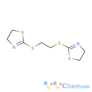 CAS No:30760-76-0 Thiazole,2,2'-[1,2-ethanediylbis(thio)]bis[4,5-dihydro-