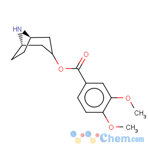 CAS No:307974-65-8 Benzoic acid,3,4-dimethoxy-, 8-azabicyclo[3.2.1]oct-3-yl ester
