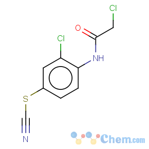 CAS No:3082-23-3 Thiocyanic acid,3-chloro-4-[(2-chloroacetyl)amino]phenyl ester