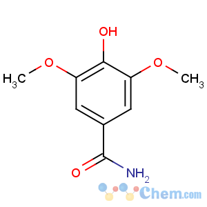 CAS No:3086-72-4 4-hydroxy-3,5-dimethoxybenzamide