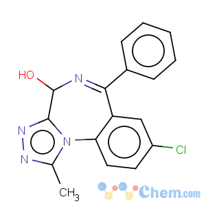 CAS No:30896-57-2 4H-[1,2,4]Triazolo[4,3-a][1,4]benzodiazepin-4-ol,8-chloro-1-methyl-6-phenyl-