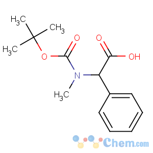 CAS No:30925-11-2 (2S)-2-[methyl-[(2-methylpropan-2-yl)oxycarbonyl]amino]-2-phenylacetic<br />acid