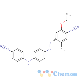 CAS No:30927-98-1 4-[[4-(4-diazonioanilino)phenyl]diazenyl]-2-ethoxy-5-<br />methylbenzenediazonium