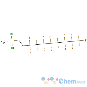 CAS No:3102-79-2 dichloro-(3,3,4,4,5,5,6,6,7,7,8,8,9,9,10,10,<br />10-heptadecafluorodecyl)-methylsilane