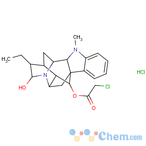 CAS No:31081-68-2 Ajmalan-17,21-diol,17-(chloroacetate), hydrochloride, (17R,21a)- (9CI)