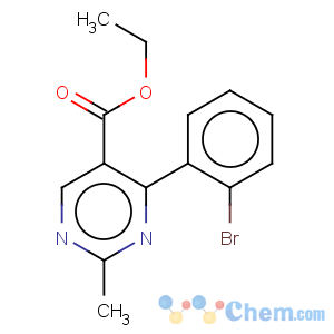 CAS No:311340-73-5 5-Pyrimidinecarboxylicacid, 4-(2-bromophenyl)-2-methyl-, ethyl ester