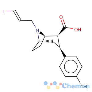 CAS No:311351-26-5 8-Azabicyclo[3.2.1]octane-2-carboxylicacid, 8-[(2E)-3-iodo-2-propen-1-yl]-3-(4-methylphenyl)-, (1R,2S,3S,5S)-
