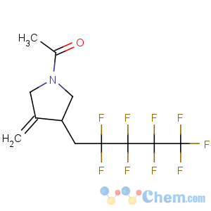 CAS No:31164-13-3 n-acetyl-3-methylene-4-(1h,1h-nonafluoropentyl)pyrrolidine