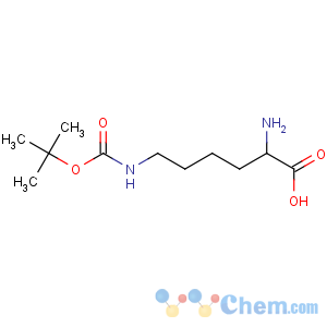 CAS No:31202-69-4 (2R)-2-amino-6-[(2-methylpropan-2-yl)oxycarbonylamino]hexanoic acid