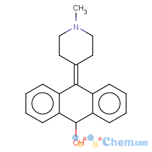 CAS No:31232-26-5 9-Anthracenol,9,10-dihydro-10-(1-methyl-4-piperidinylidene)-