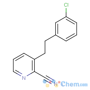 CAS No:31255-57-9 3-[2-(3-chlorophenyl)ethyl]pyridine-2-carbonitrile