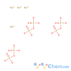 CAS No:312619-28-6 Diphosphoric acid,iron(3+) salt (3:4), dihydrate (9CI)