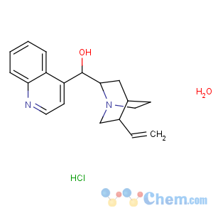CAS No:312695-48-0 (S)-[(2R,4S,<br />5R)-5-ethenyl-1-azabicyclo[2.2.2]octan-2-yl]-quinolin-4-ylmethanol