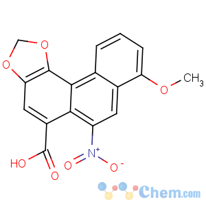 CAS No:313-67-7 8-methoxy-6-nitronaphtho[2,1-g][1,3]benzodioxole-5-carboxylic acid