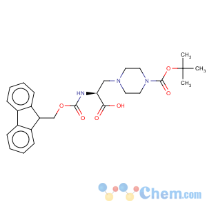 CAS No:313052-20-9 1-Piperazinepropanoicacid, 4-[(1,1-dimethylethoxy)carbonyl]-a-[[(9H-fluoren-9-ylmethoxy)carbonyl]amino]-, (aS)-