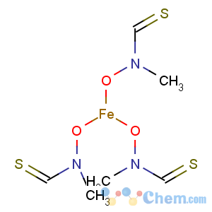 CAS No:31323-26-9 Iron, tris[N-(hydroxy-kO)-N-methylmethanethioamidato-kS]-
