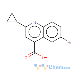 CAS No:313241-16-6 6-bromo-2-cyclopropyl-quinoline-4-carboxylic acid