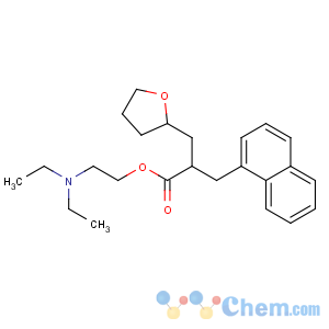 CAS No:31329-57-4 2-(diethylamino)ethyl<br />2-(naphthalen-1-ylmethyl)-3-(oxolan-2-yl)propanoate