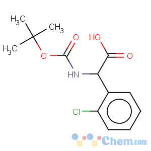 CAS No:313490-25-4 Benzeneacetic acid,2-chloro-a-[[(1,1-dimethylethoxy)carbonyl]amino]-