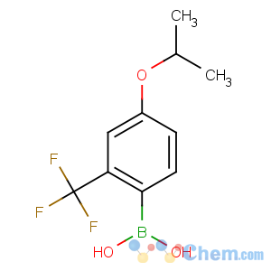 CAS No:313545-40-3 [4-propan-2-yloxy-2-(trifluoromethyl)phenyl]boronic acid